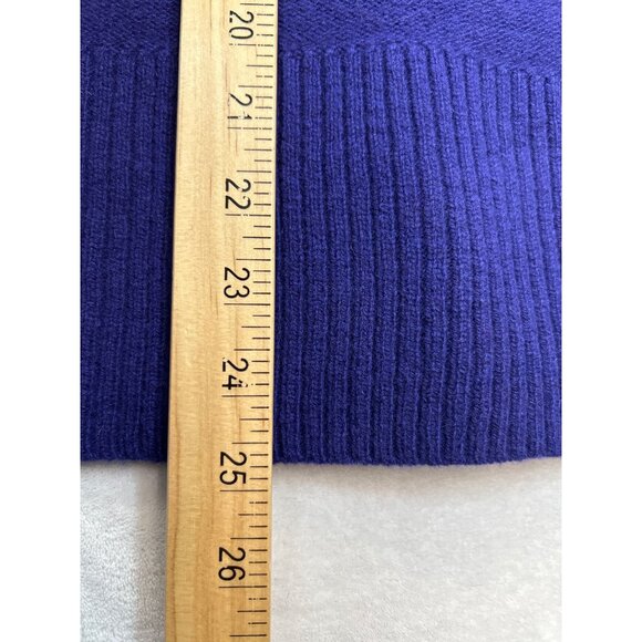 Cabelas Cardigan Sweater Womens Medium Purple Button-Up Lambs Wool‎ NWD - Picture 11 of 11